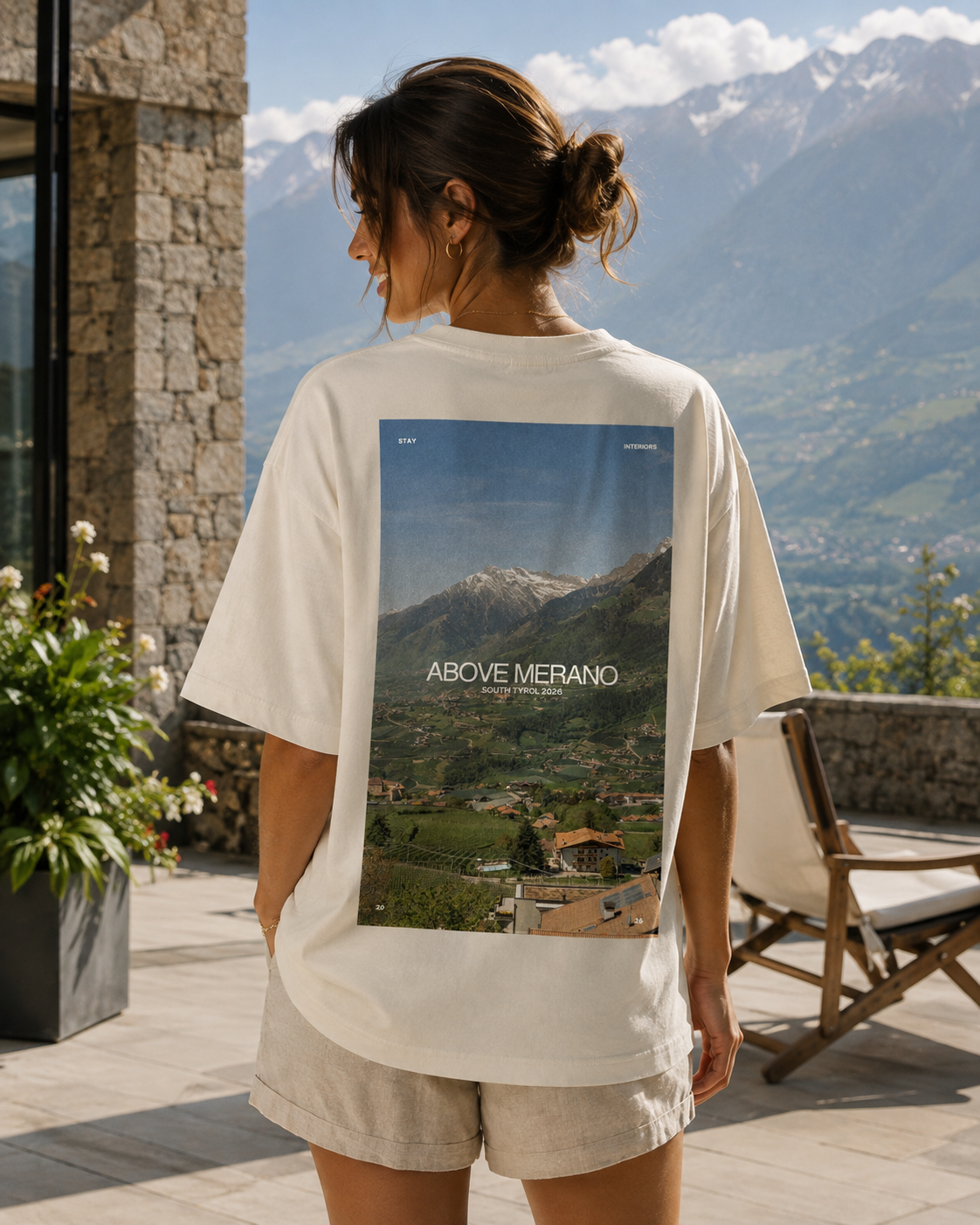THE HOLIDAZED Above Merano T-shirt in South Tyrol